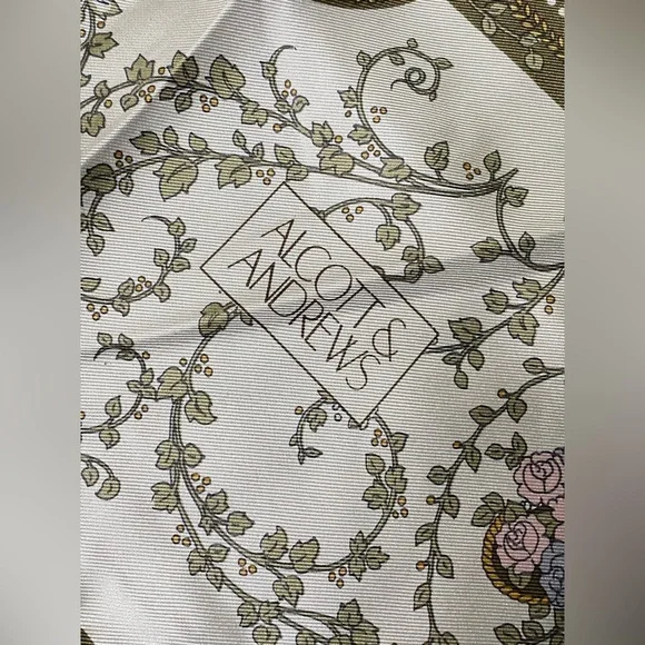 Vintage Alcott & Andrew Silk Scarf - Picture 8 of 9